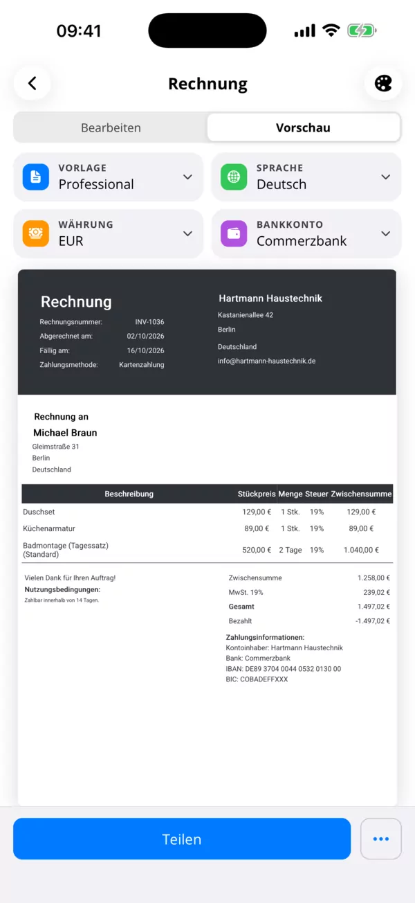 Keine App, kein Konto. Einfach zahlen.